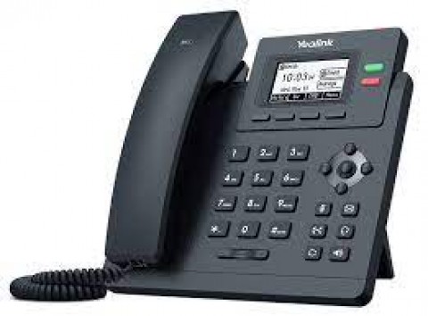 Telefonas laidinis IP Yealink SIP-T31G juodas (black) 